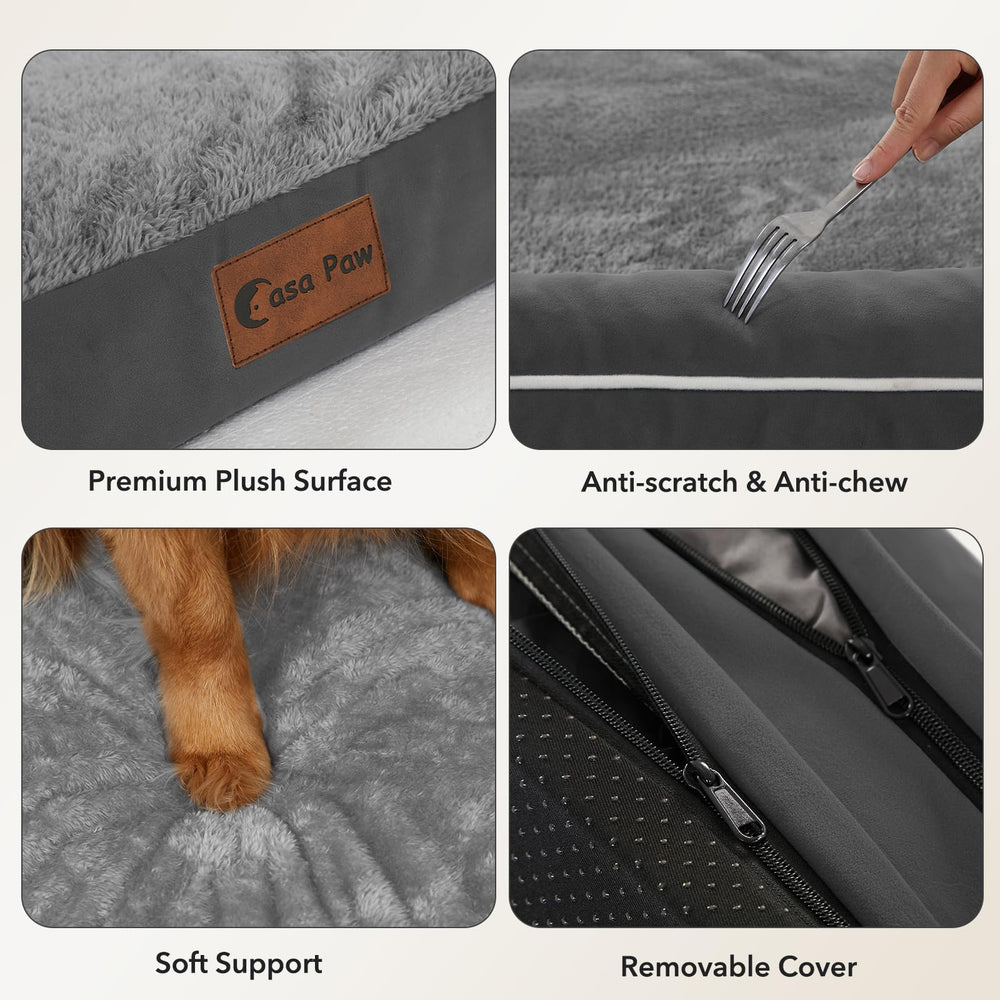 Casa Paw OEKO-TEX certified fabric emphasizes safe, durable material for everyday use.