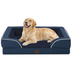 Casa Paw orthopedic bed large dog memory foam core relieves joints.