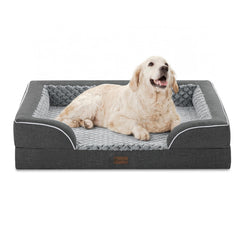 Casa Paw orthopedic bed memory foam and egg-crate layer for cooling and support.