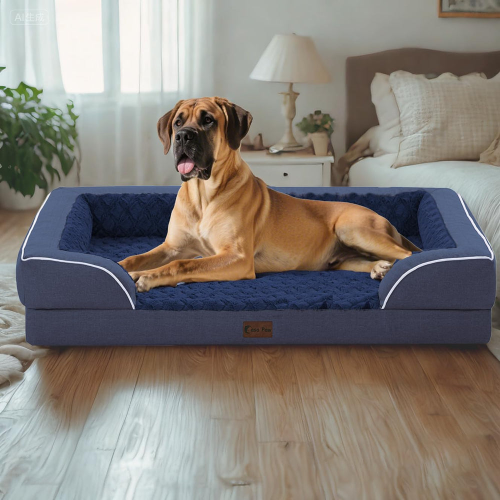Casa Paw Orthopedic XL Bed jumbo-45x35 size is ideal for extra-large breeds