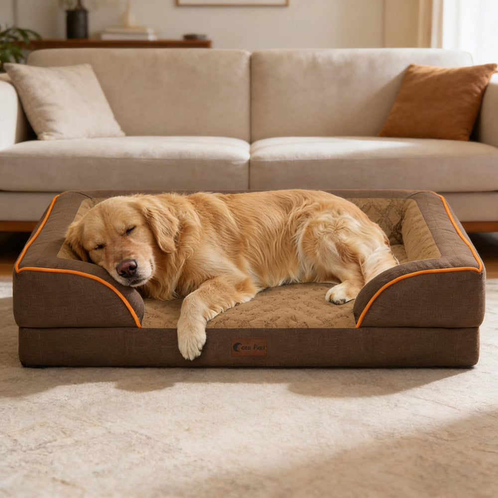 Casa Paw Orthopedic XXL Dog Bed 53 x 42 inches communicates generous size for big dogs.