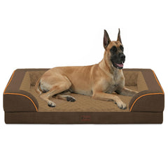 Casa Paw Orthopedic XXL Dog Bed full view shows ample space for large breeds and joint support.