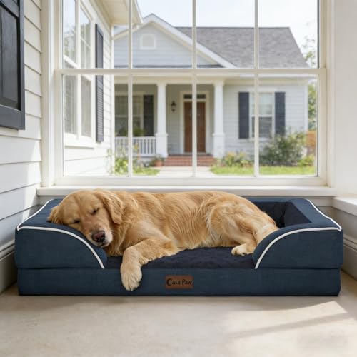 Casa Paw removable washable cover simplifies cleaning and care.