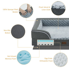 Casa Paw plush sleep surface gentle on nose and paws for calming sleep.