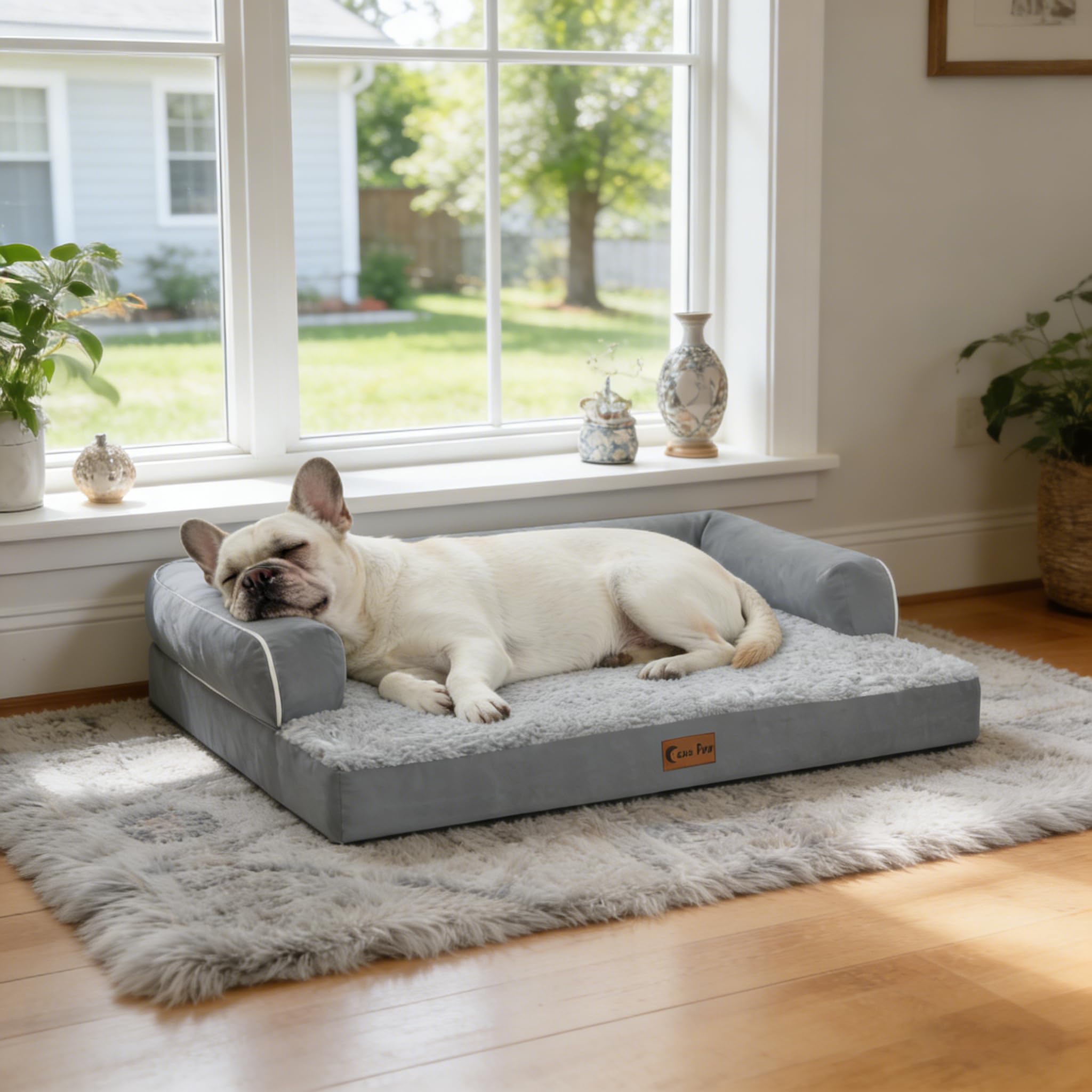 Casa Paw bed with dry inner liner keeps foam dry