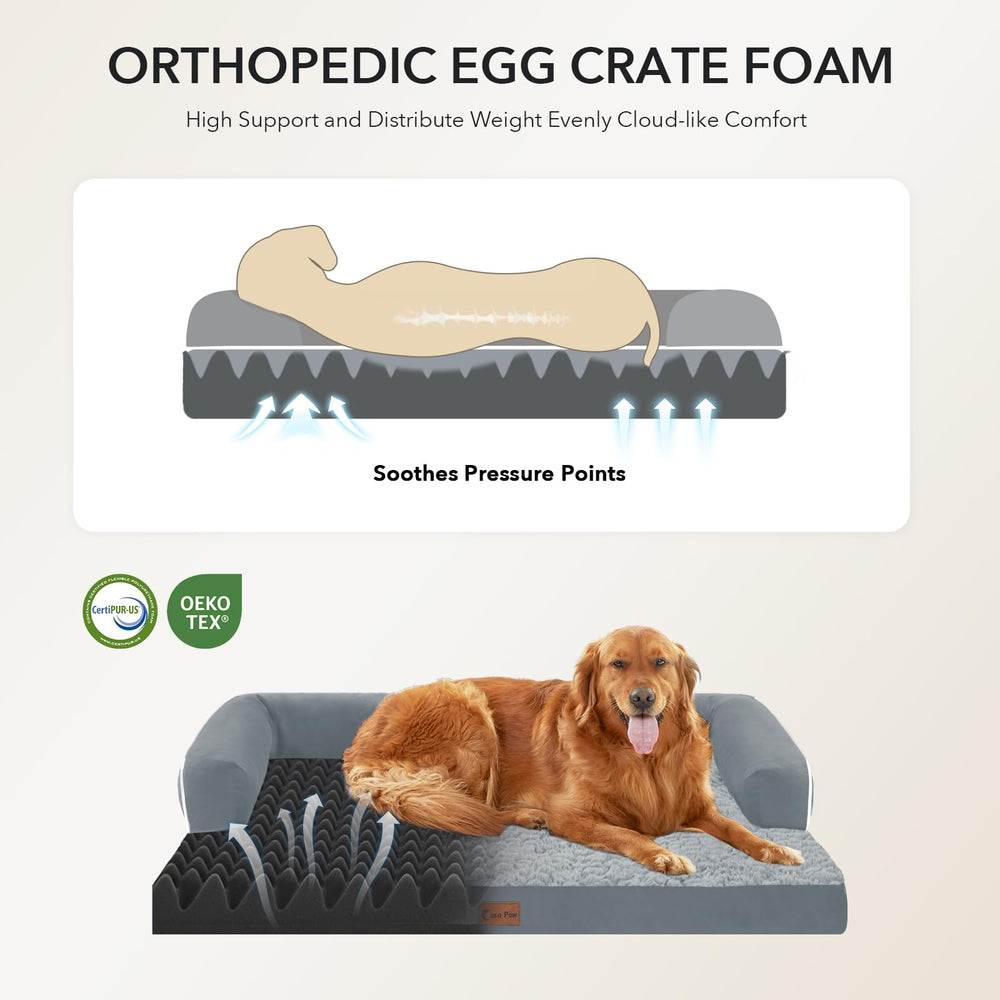 Casa Paw dog bed waterproof cover protects foam from spills