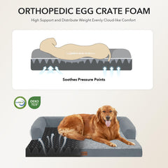 Casa Paw dog bed waterproof cover protects foam from spills