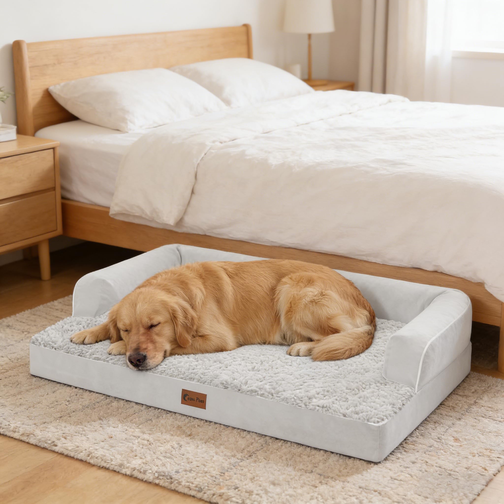 Casa Paw safe materials: OEKO-TEX fabric and CertiPUR-US foam.