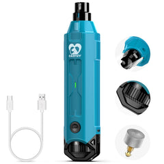 Casfuy 6-Speed dog nail grinder front view enables precise home grooming.
