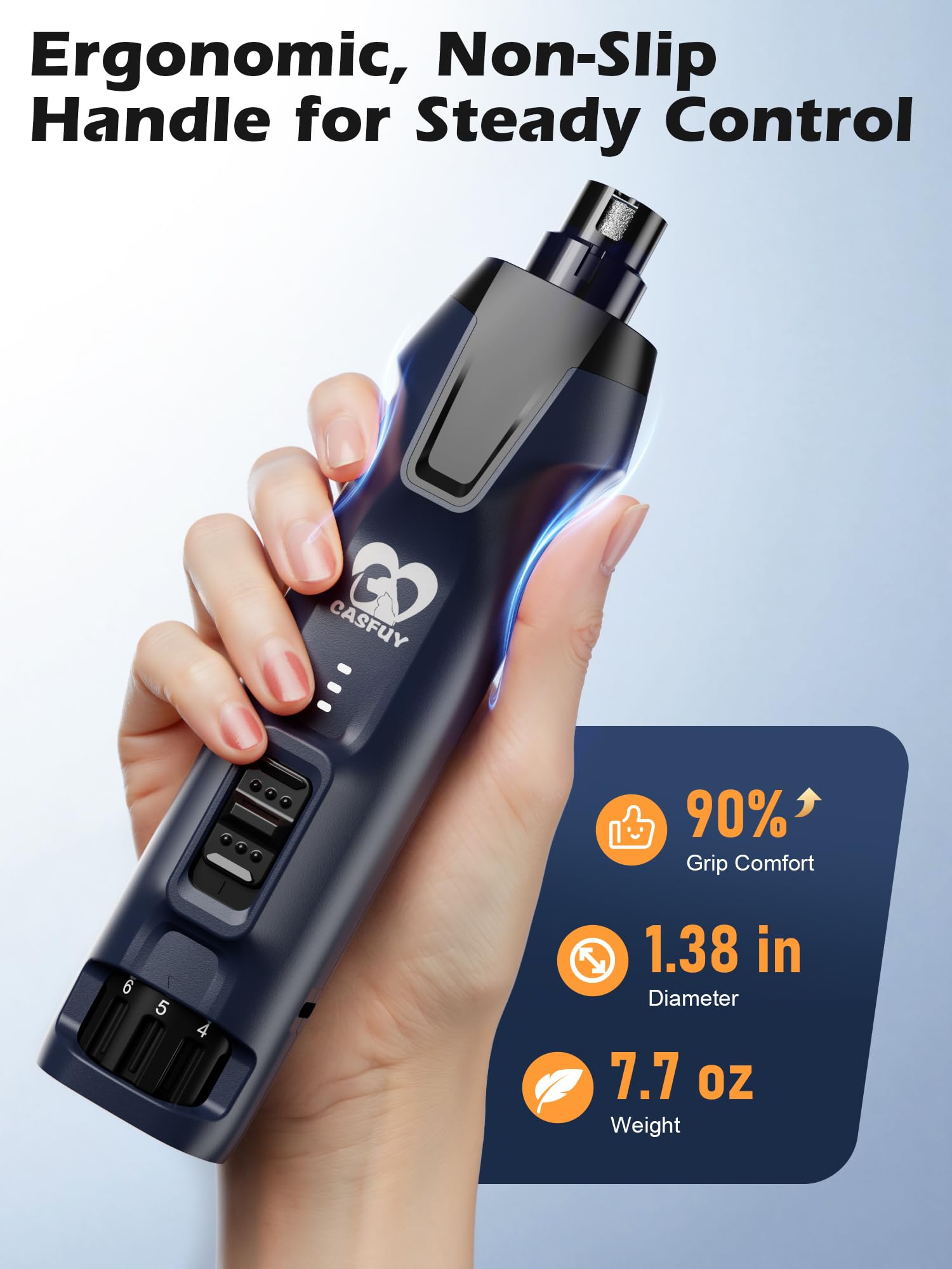 Casfuy 7 hour runtime lets you groom multiple pets on one charge