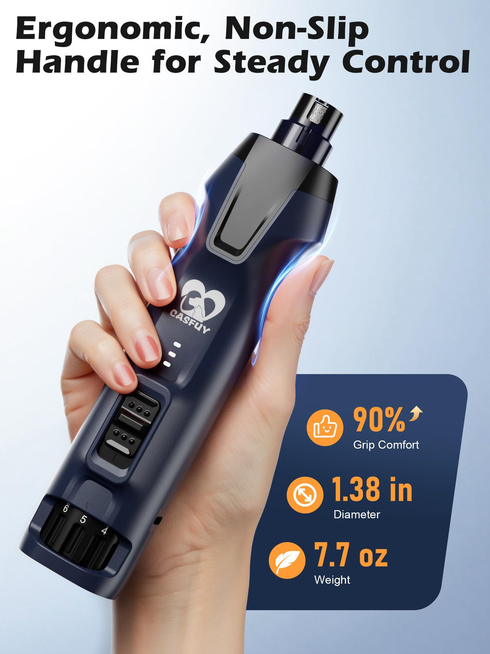 Casfuy 7 hour runtime lets you groom multiple pets on one charge