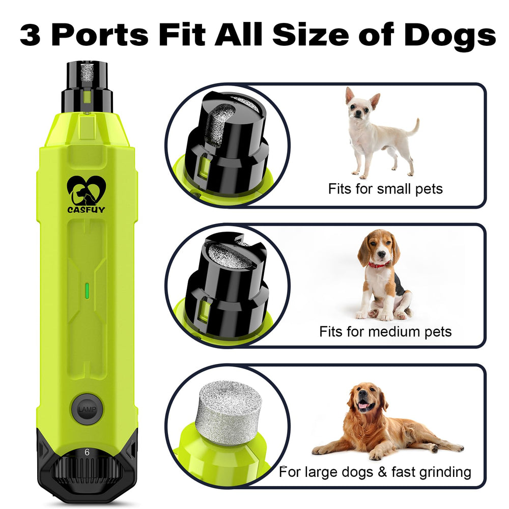 Casfuy diamond drum bit delivers comfortable, efficient pet claw grinding.