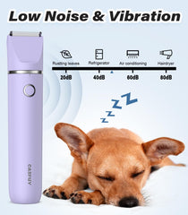 Casfuy dog clippers deliver low noise and vibration for calmer pets