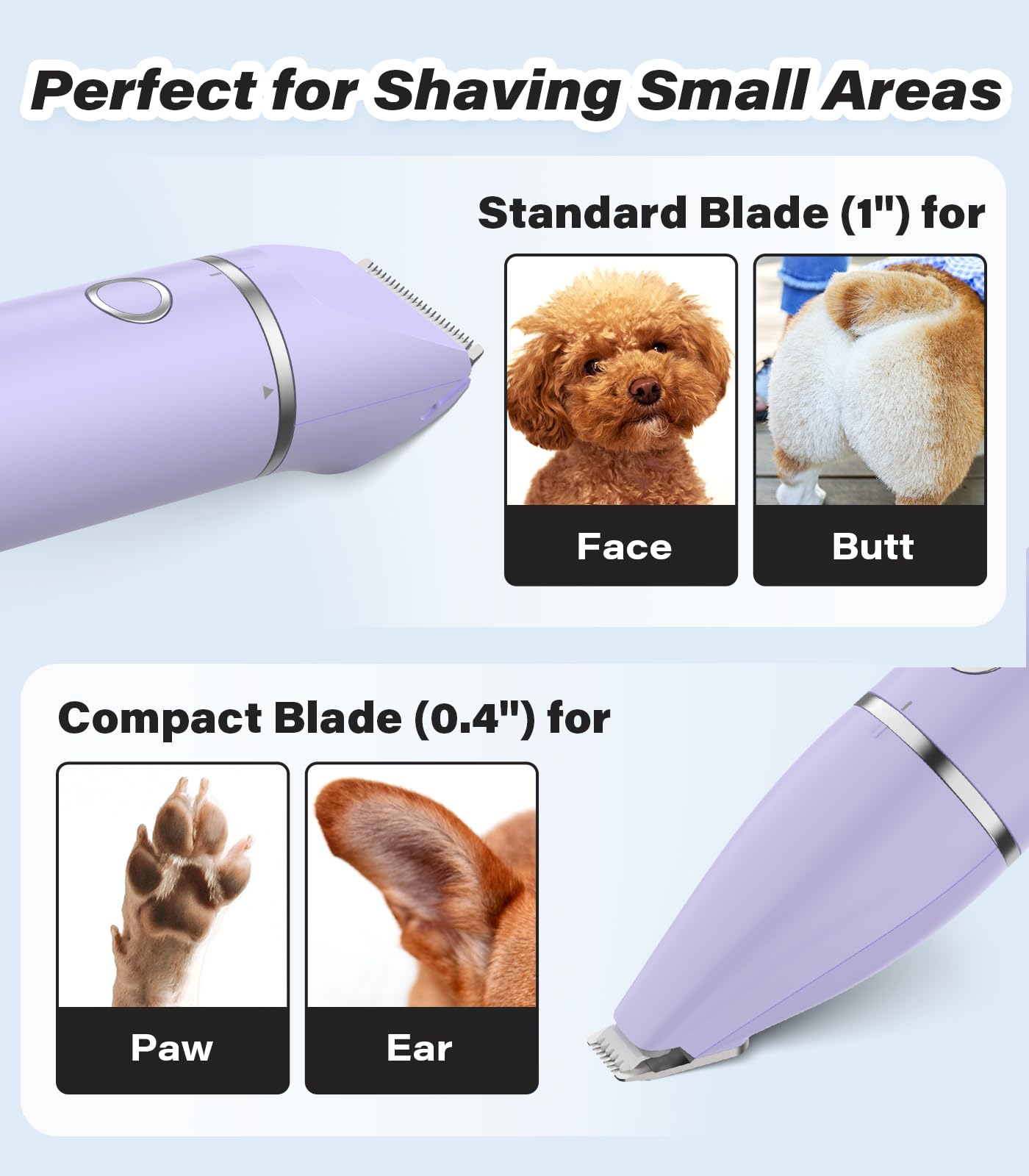 Casfuy easy-clean detachable blade enables quick maintenance between sessions