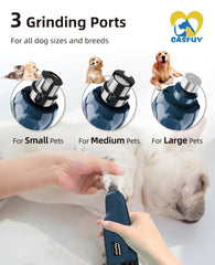 Casfuy 3-ports design trims small, medium, and large nails accurately.