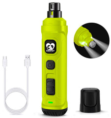 Casfuy dog nail grinder with dual LED lights for precise, safer trimming.