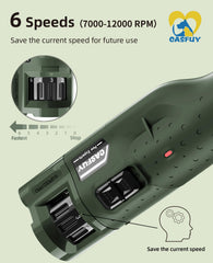Casfuy dog nail grinder LED lights illuminate nails for safer trimming.
