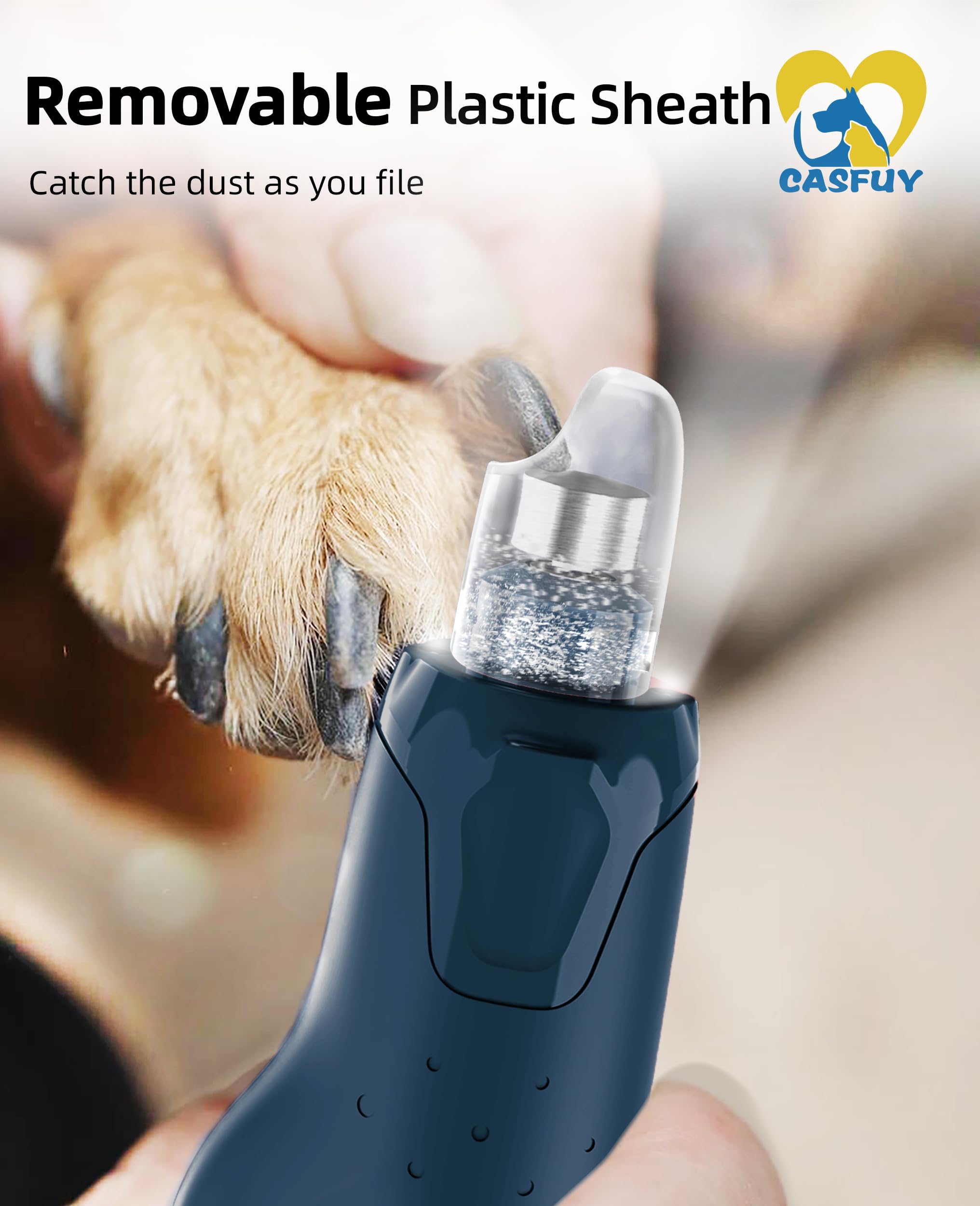 Casfuy low-vibration operation delivers a gentle grooming experience.