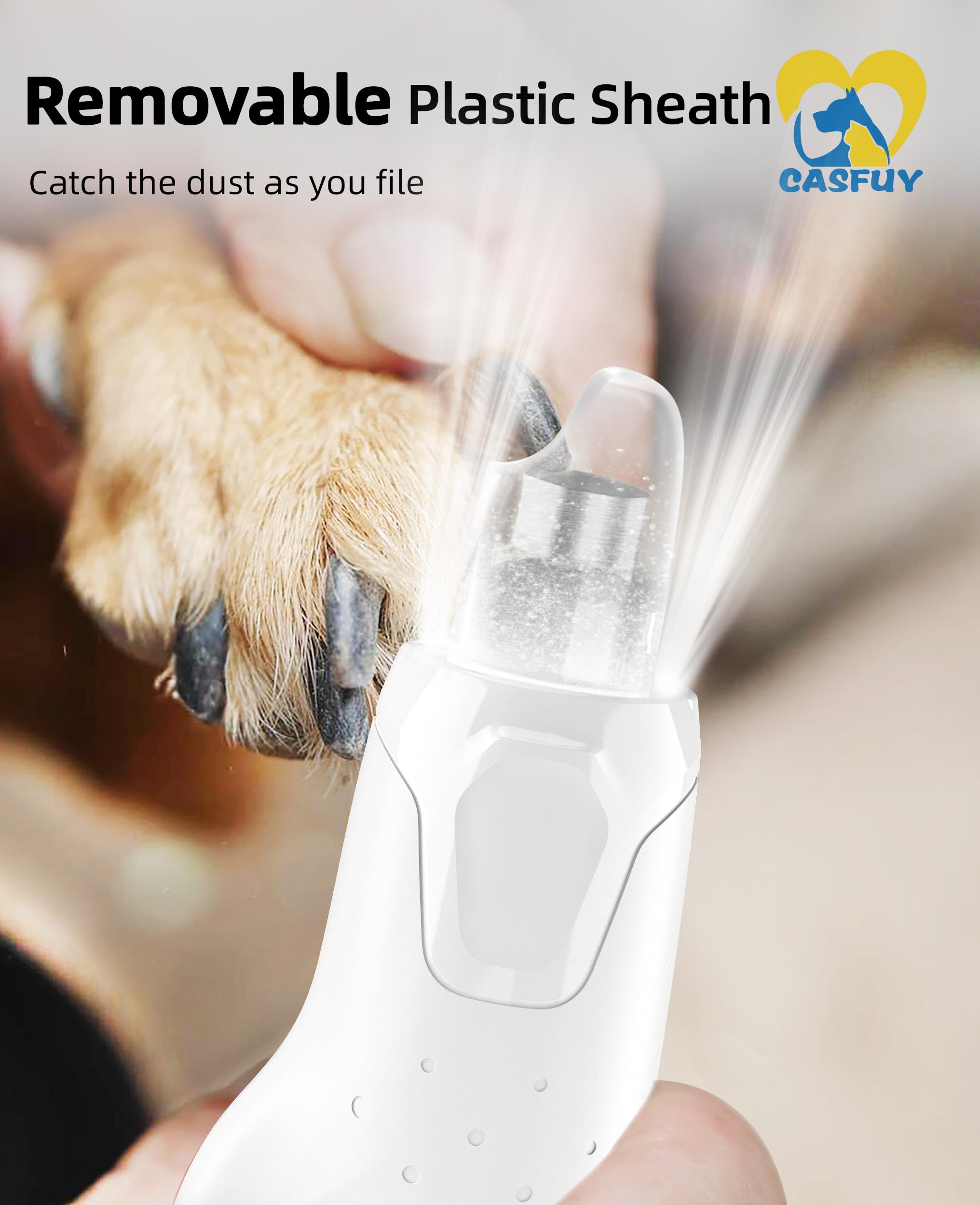 Casfuy low-vibration design delivers a gentle grooming experience.
