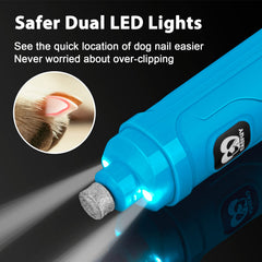 Casfuy nail grinder's powerful motor delivers faster grinding for efficient grooming