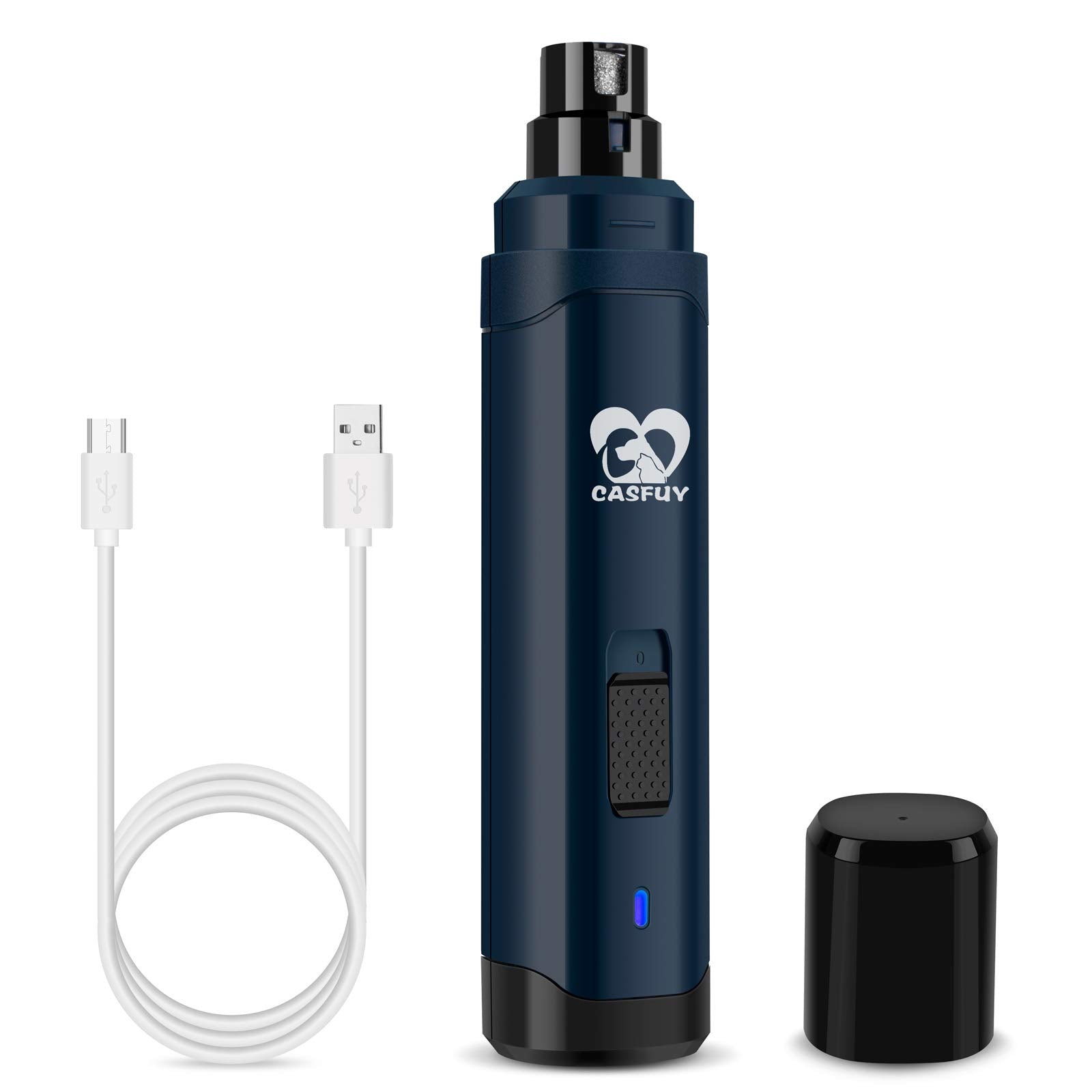 Casfuy dog nail grinder upgraded whole-device enables easy at-home paw grooming.