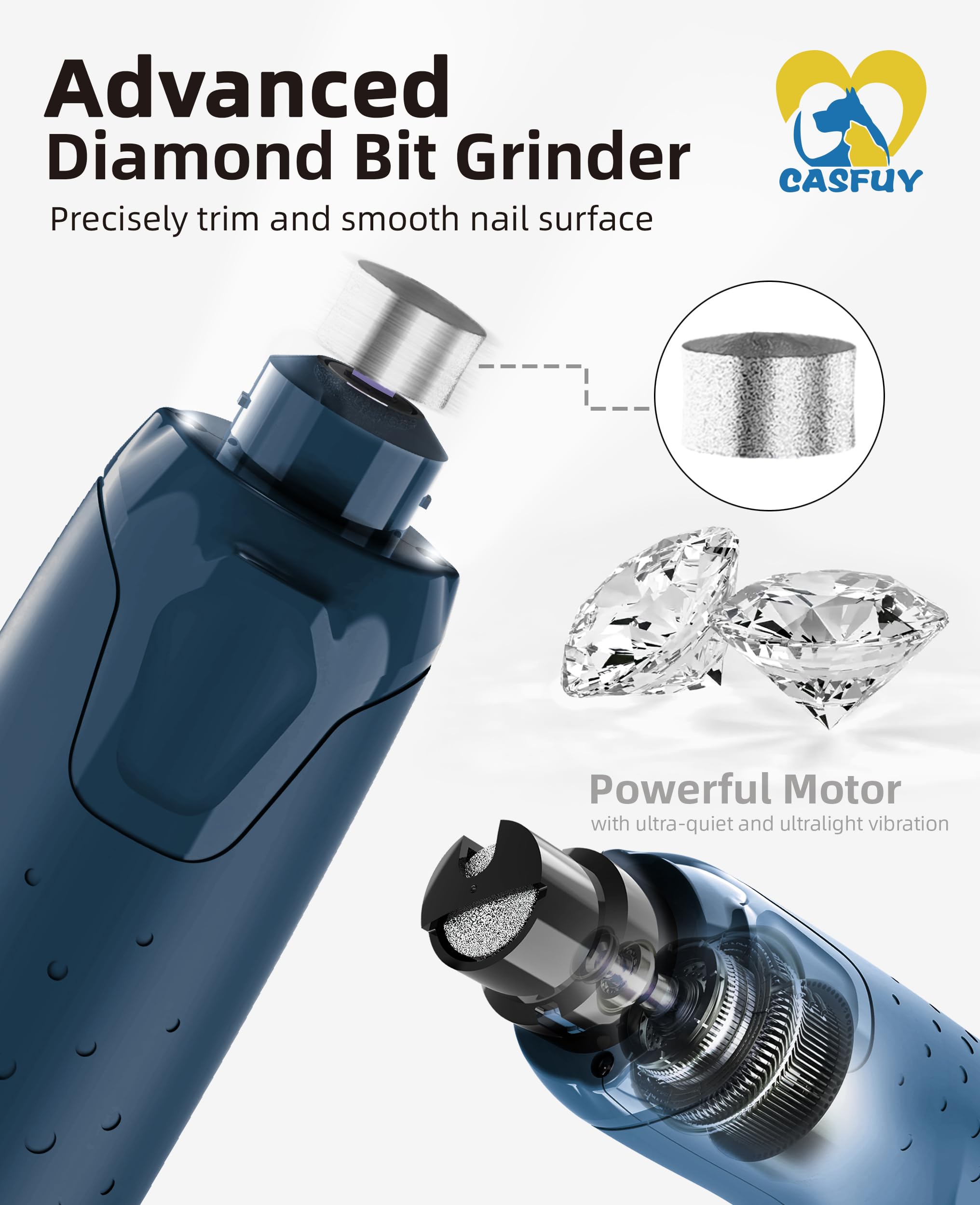 Casfuy removable dust sheath keeps cleaning quick and tidy.