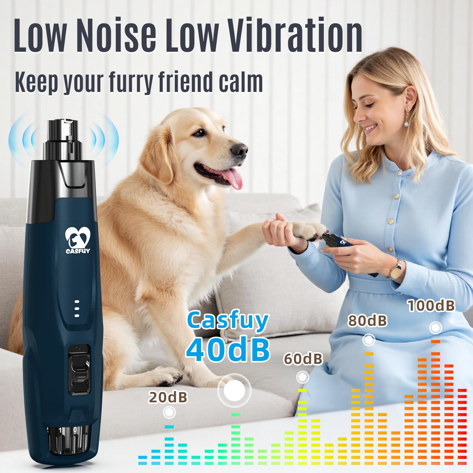 Casfuy N75 diamond bit with two caps for dust-free grooming