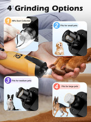 Casfuy nail grinder four grinding options for dogs of all sizes