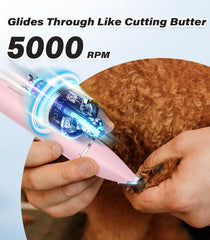 Casfuy low-noise pet clippers reduce stress during grooming sessions