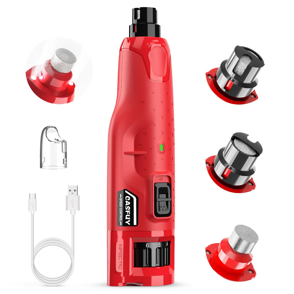 Casfuy pet nail grinder suitable for dogs and cats enhances home grooming versatility