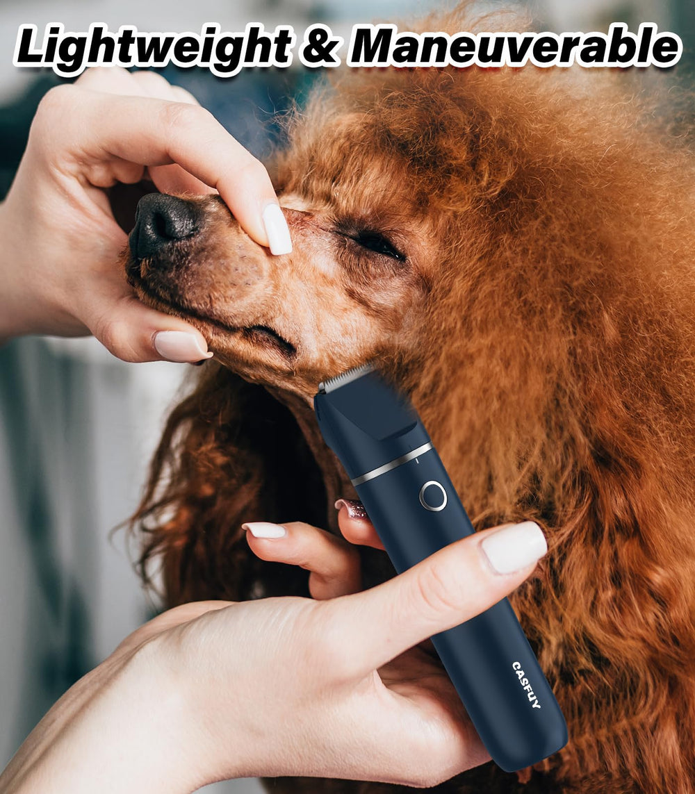 Casfuy pet trimming compact head 0.4-inch for precise eyes and ears