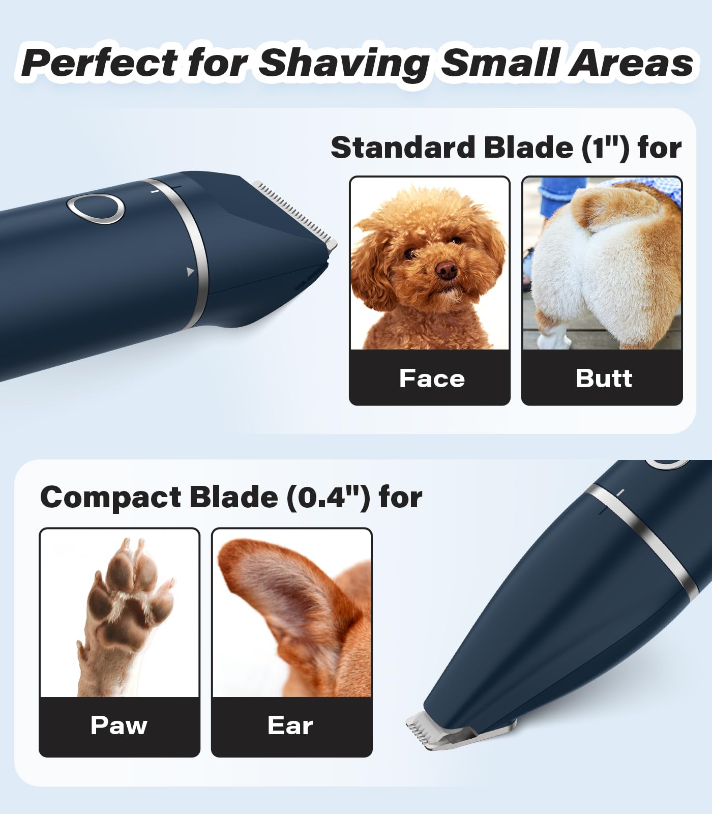 Casfuy standard head 1-inch attachment for versatile grooming