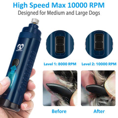 Casfuy quiet nail grinder with low vibration