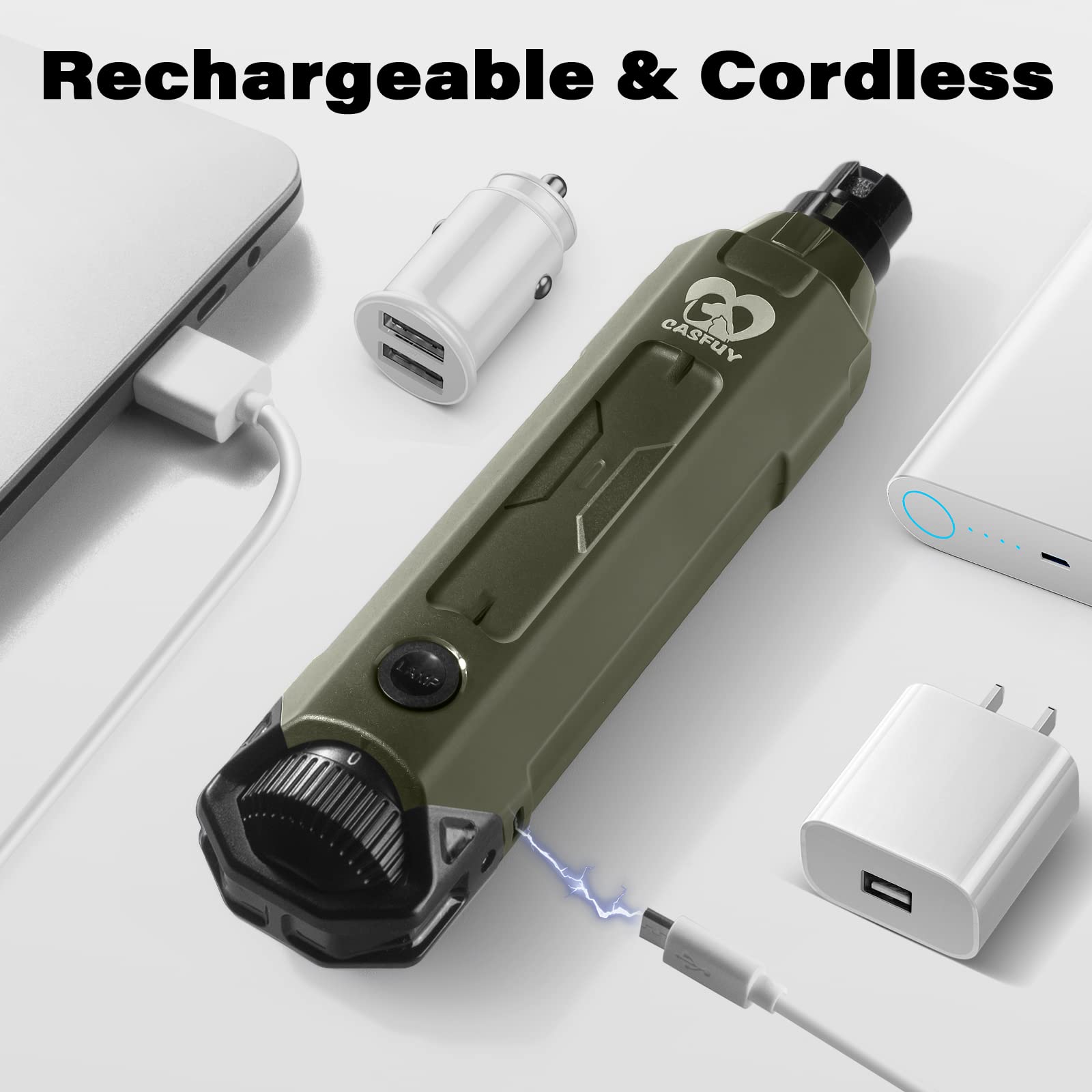 Casfuy rechargeable-battery-life-2hours offers on-demand trimming anywhere.
