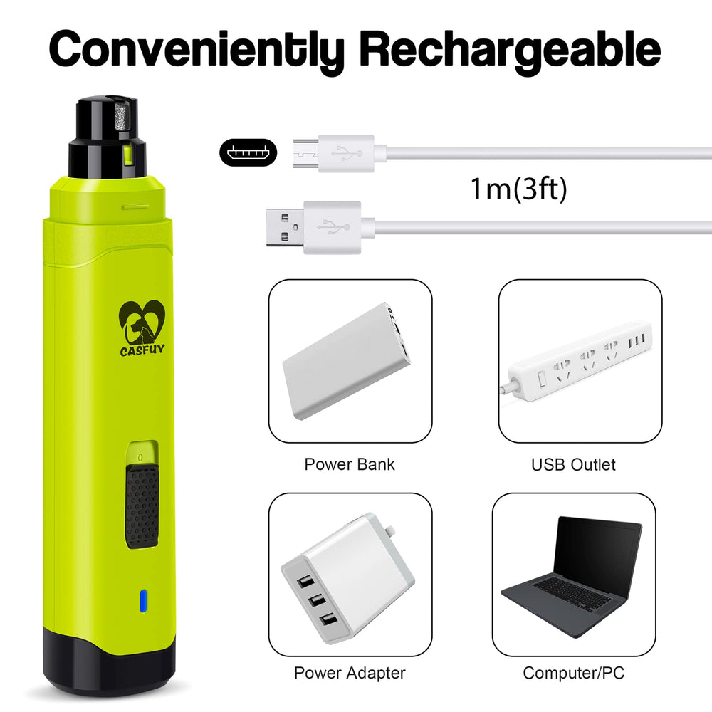 Casfuy rechargeable cordless design emphasizes portability and quick setup for on-the-go grooming.