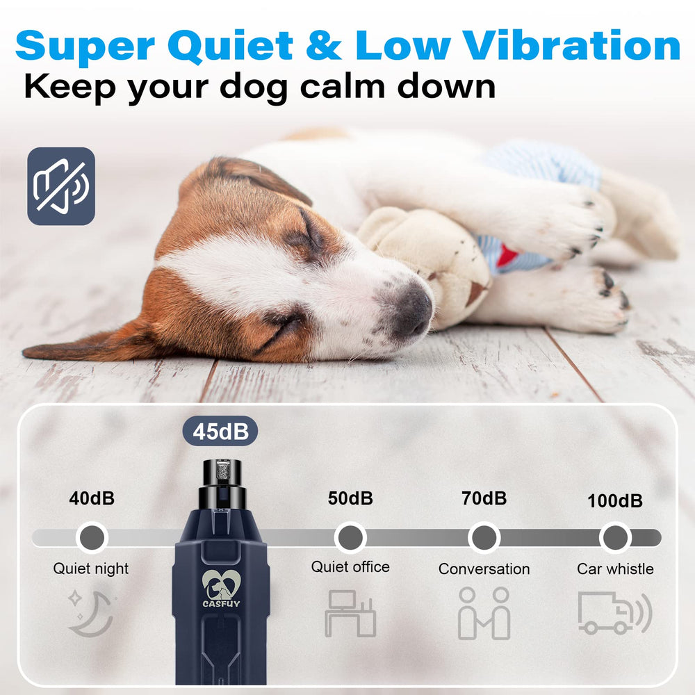 Casfuy USB charging image highlights convenient, long-lasting cordless operation