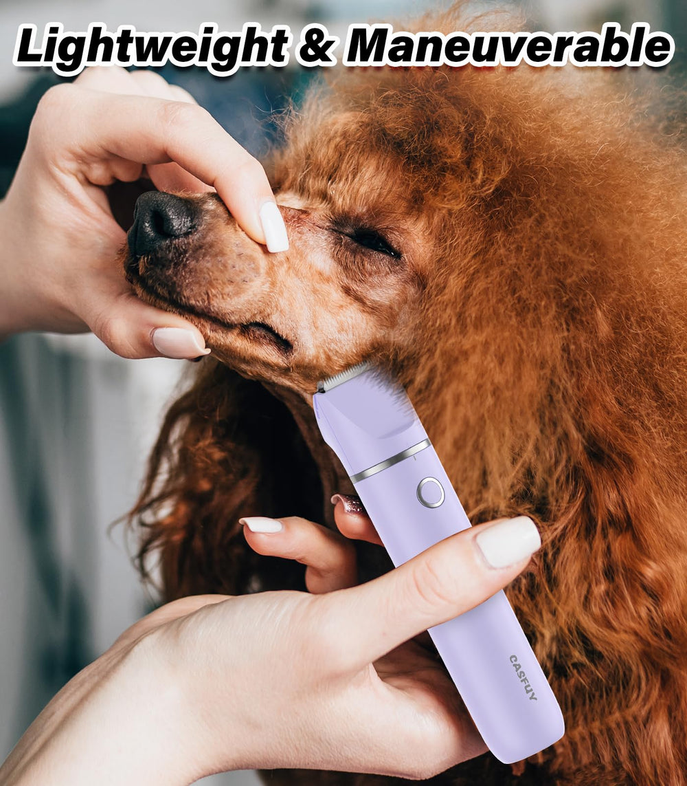 Casfuy USB rechargeable battery allows around 1.5 hours of cordless grooming
