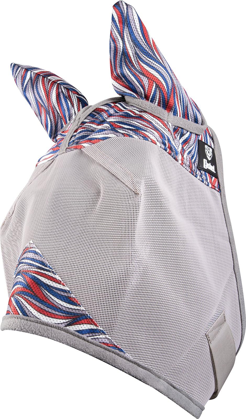 Cashel Crusader Fly Mask with Ears front view, clear vision and sun protection for yearling horses