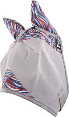 Cashel Crusader Fly Mask with Ears front view, clear vision and sun protection for yearling horses