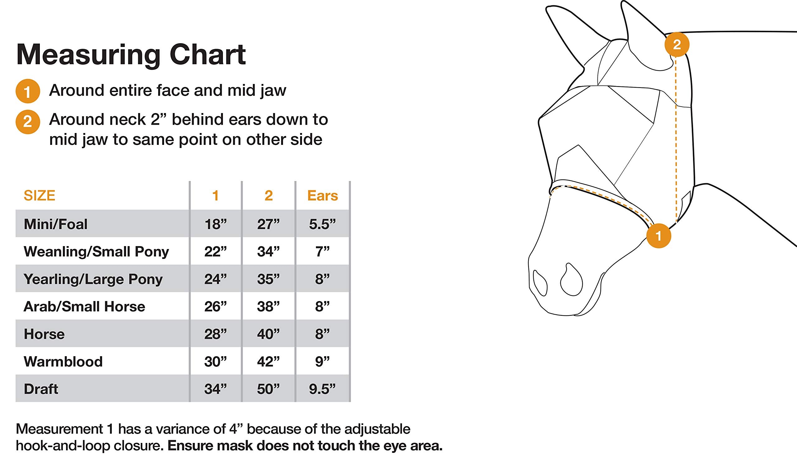 Cashel Crusader Fly Mask Orange Warmblood close-up of soft nylon micromesh for comfortable fit