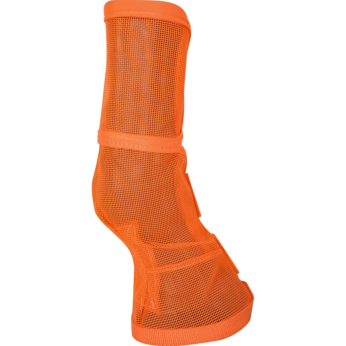 Cashel Crusader leg guards orange closure details highlight easy adjustability