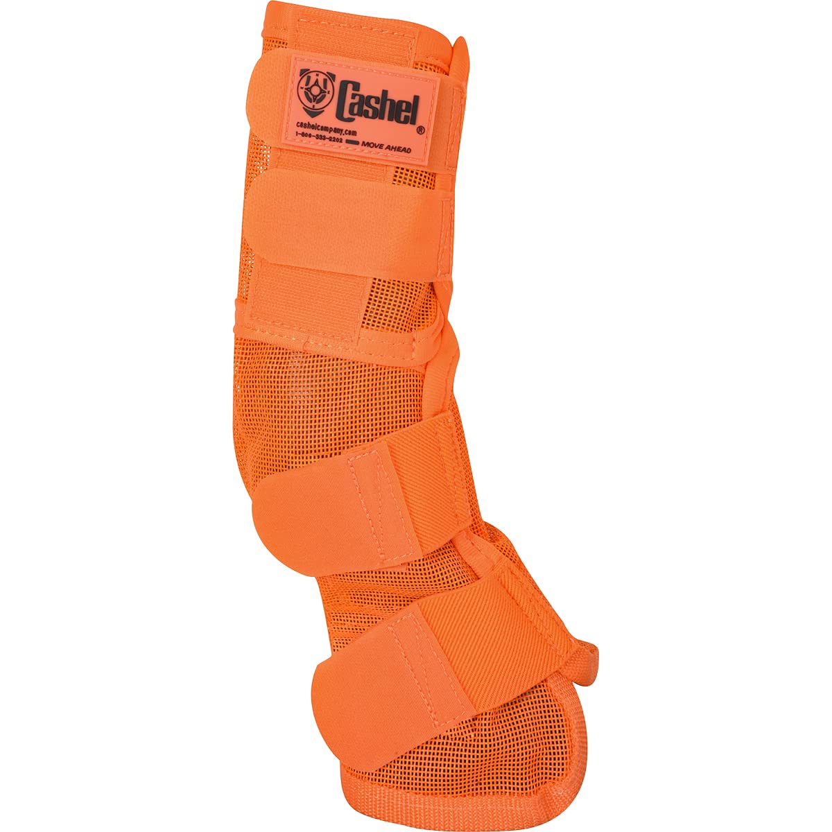 Cashel Crusader leg guards orange inside padding for comfortable wear