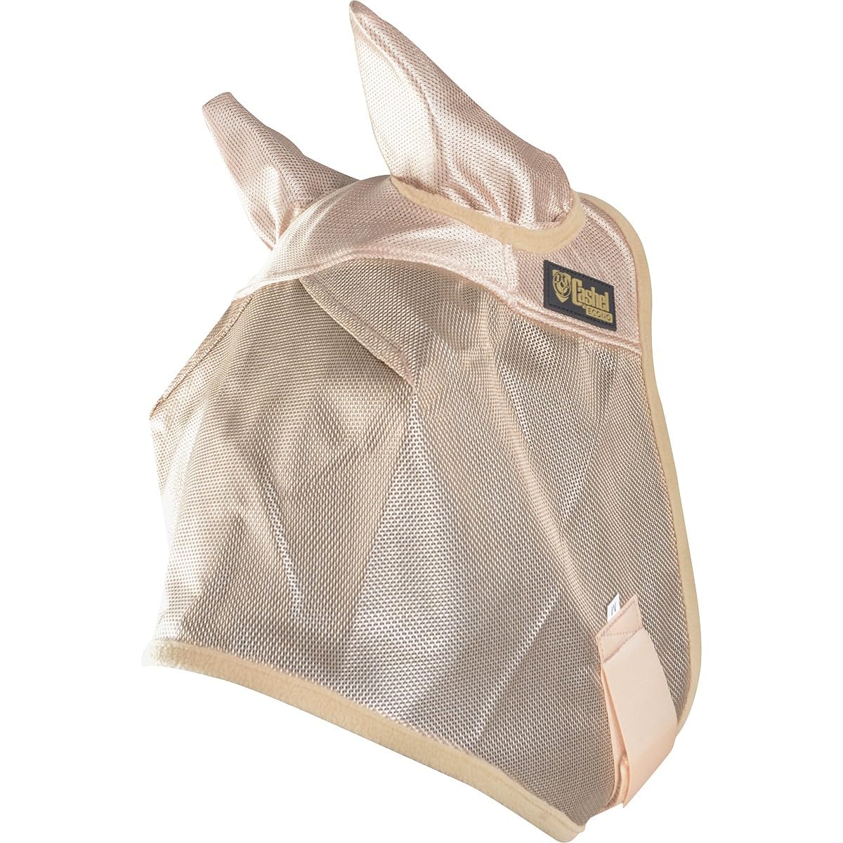 Cashel Econo Fly Mask full-face view with breathable mesh for sun and bug protection.