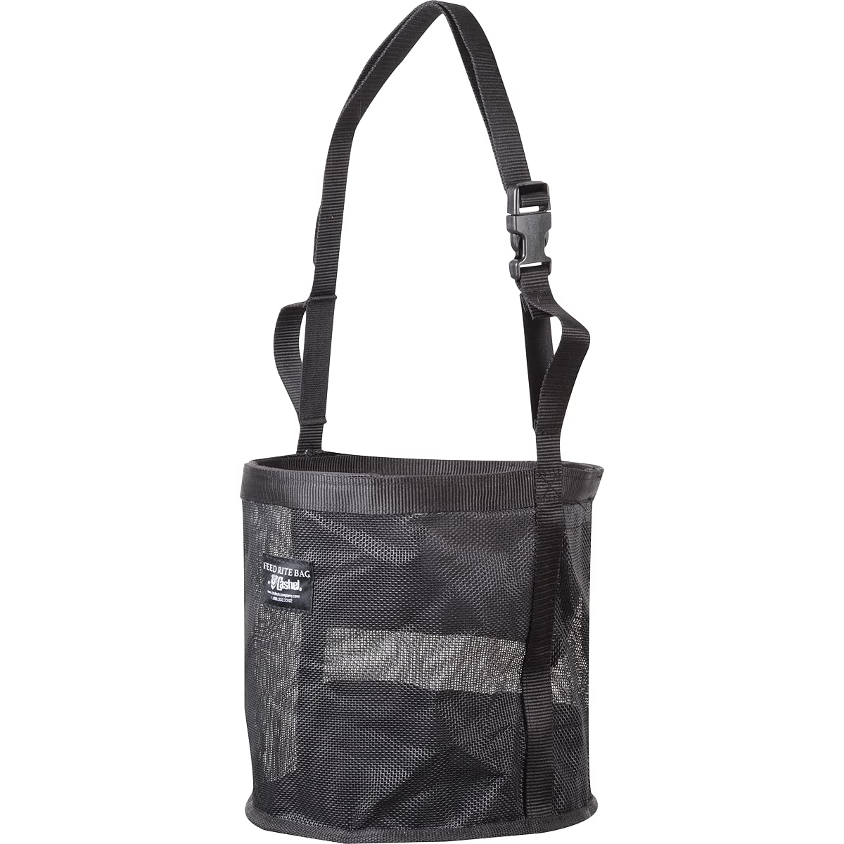 Cashel Horse Feed Rite Bag FRB front view shows durable design for easy trough feeding.