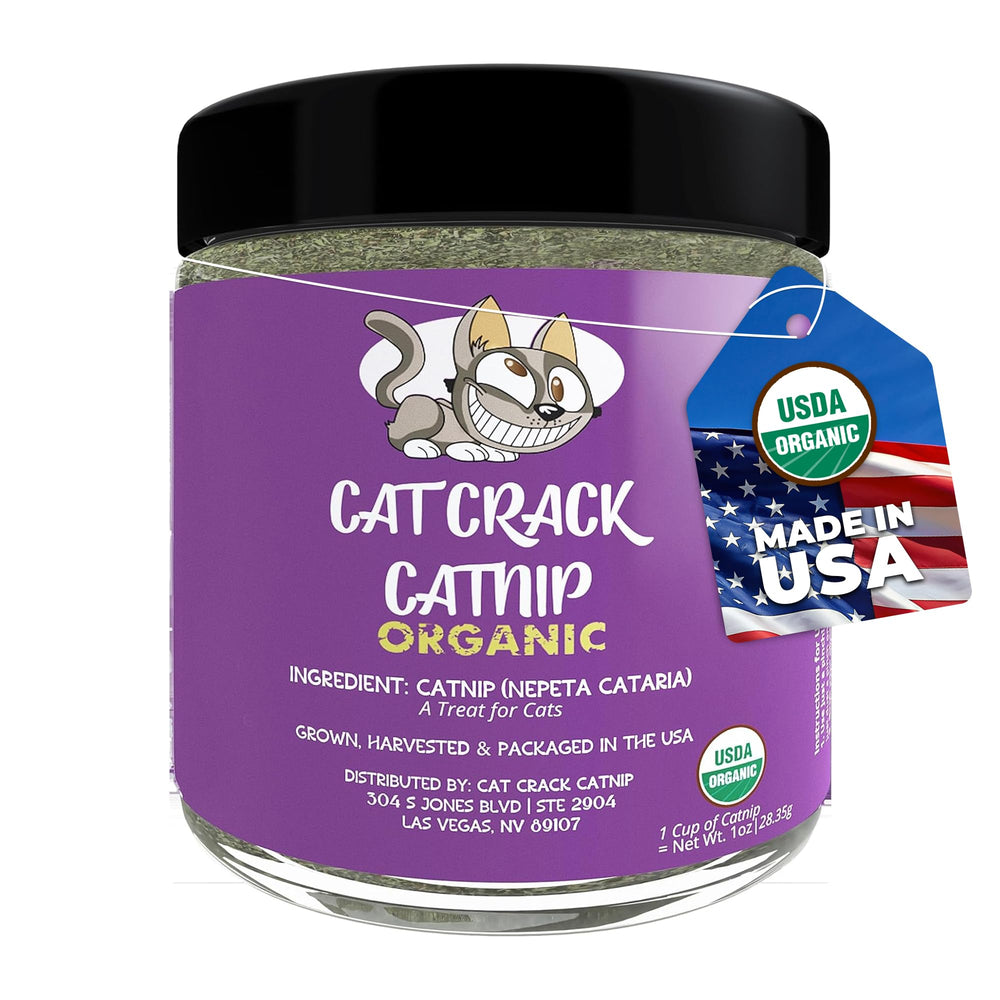 Cat Crack: bolsa de catnip orgánico para estimular juego seguro.