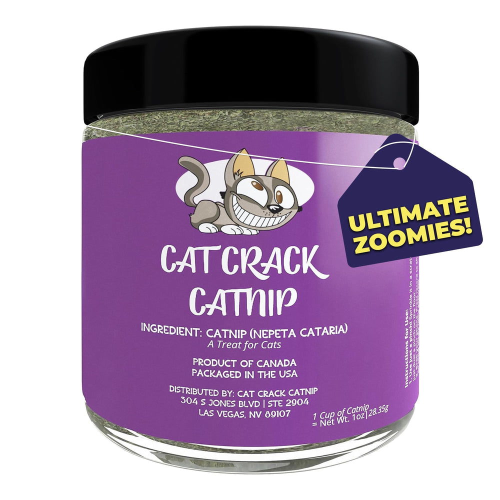 Cat Crack hierba gatera 1 taza, experiencia estimulante y natural para gatos.