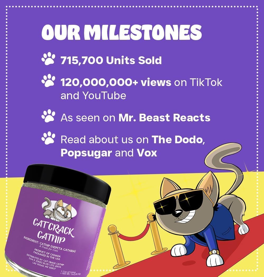 Cat Crack facilita la introducción de nuevos juguetes para gatos.