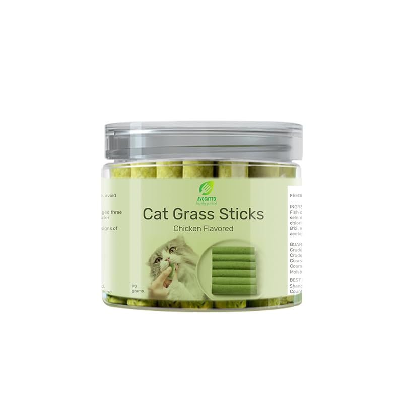 Cat Grass Teething Sticks hairball relief and digestive support potential benefits