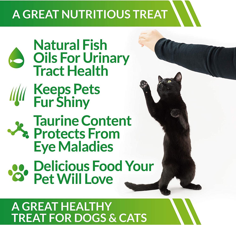 Cat-Man-Doo bonito flakes on a plate suggest savory aroma pets adore as a snack