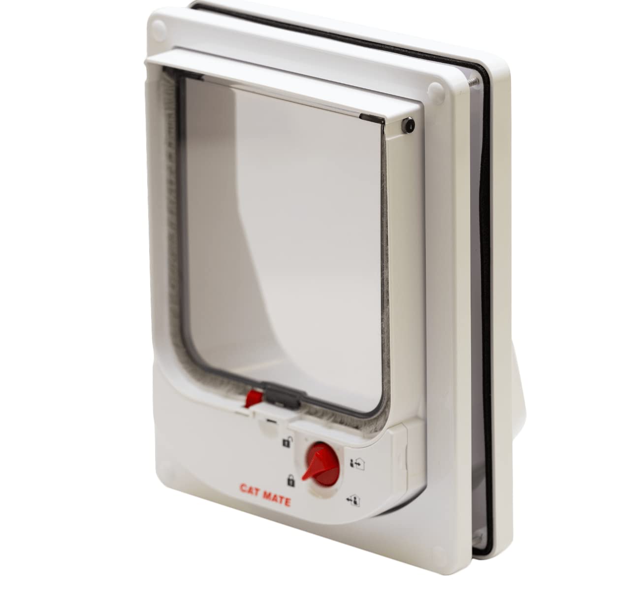 Cat Mate 4-Way Locking Flap front view showing controlled access for pets